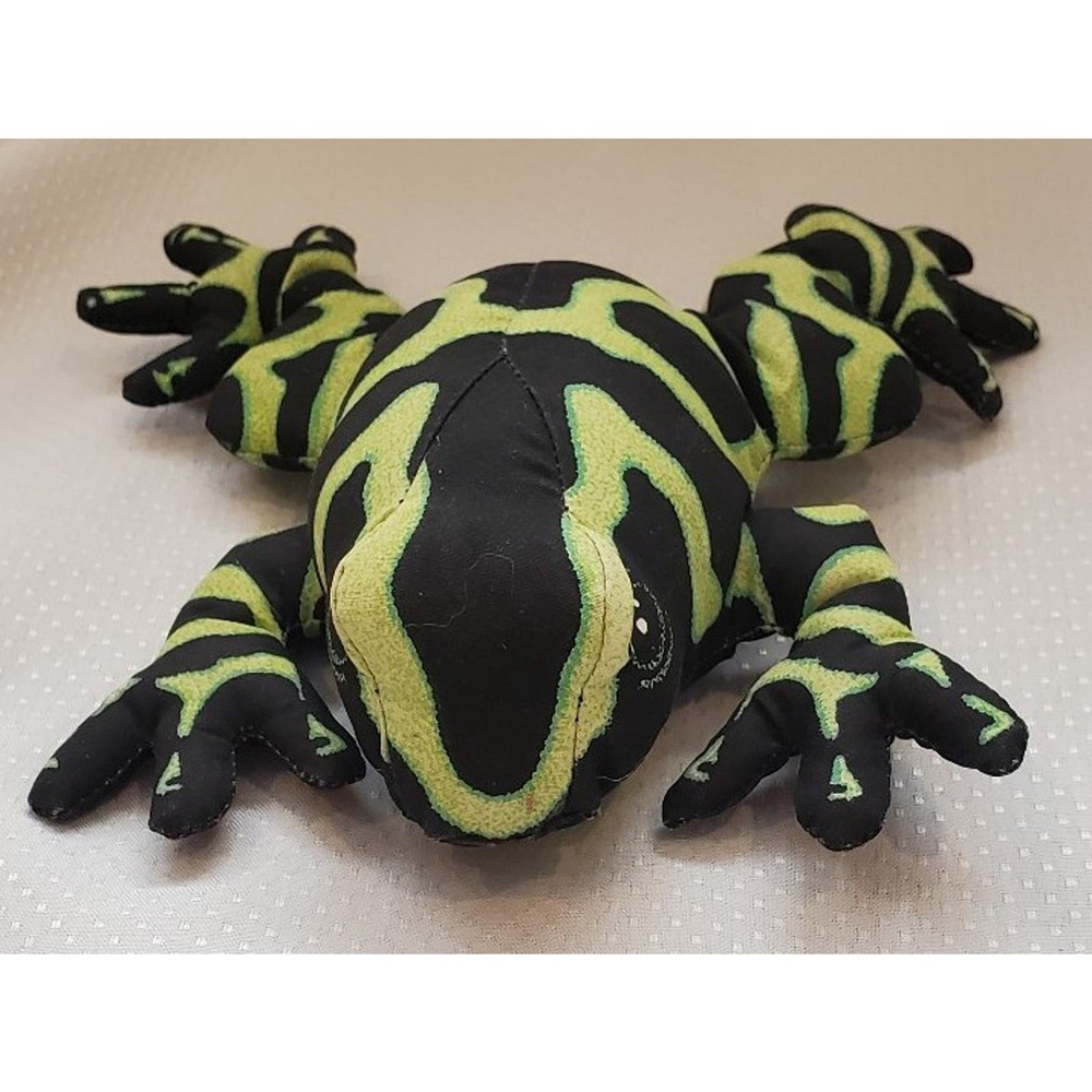 Vintage 1990 Weighted Determind Productions Dart Frog Plush